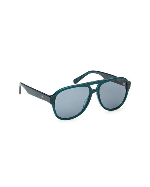 Gant Blue Pilot Sunglasses for men