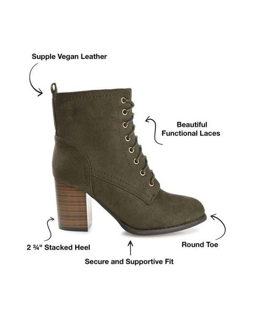 Journee Collection Green Baylor Bootie