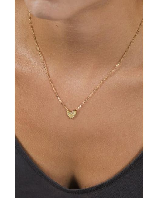 Sterling Forever Blue Mabel Cubic Zirconia Heart Pendant Necklace
