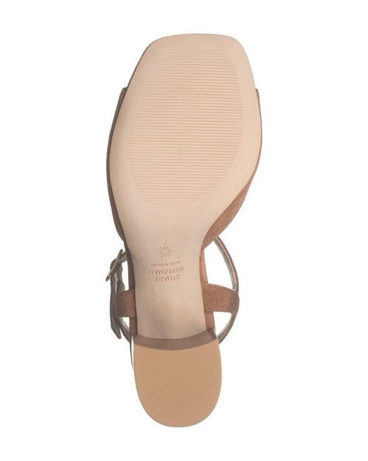 Stuart Weitzman Metallic Tia Sandal