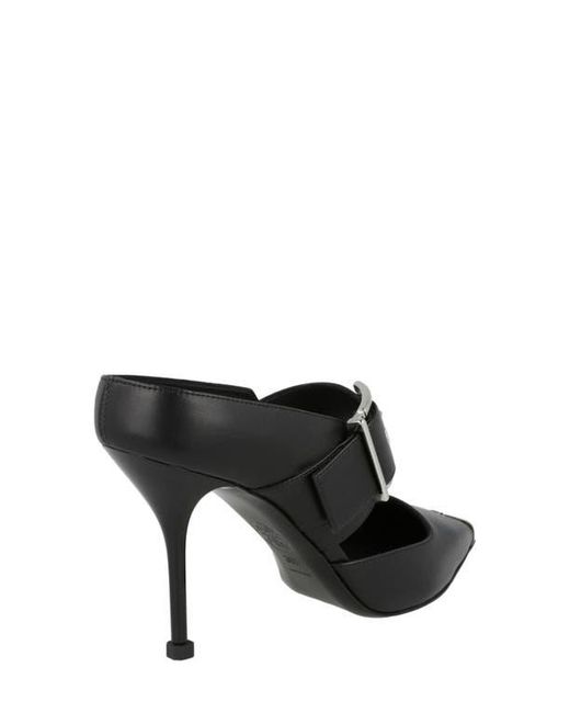McQueen Black Punk Mule