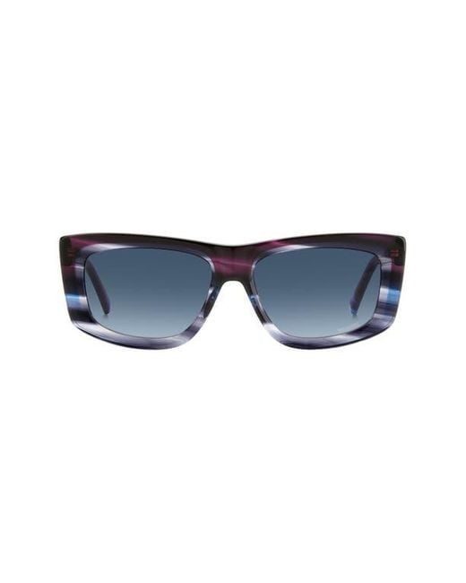 Missoni Blue 60Mm Gradient Rectangular Sunglasses