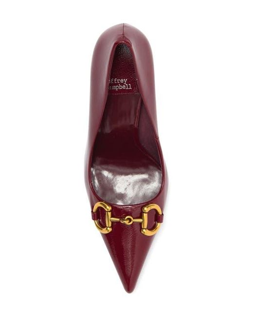 Jeffrey Campbell Purple Bellz Bit Pointed Toe Pump