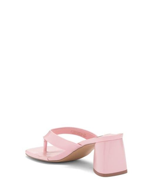 Steve Madden Pink Kitana Block Heel Slide Sandal
