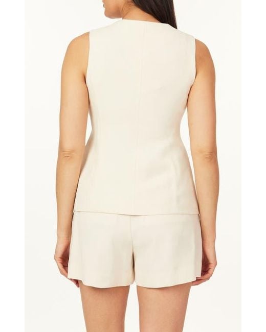 Scotch & Soda White Washed Longline Vest