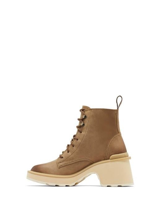 Sorel Brown Hi-Line Waterproof Lace-Up Boot