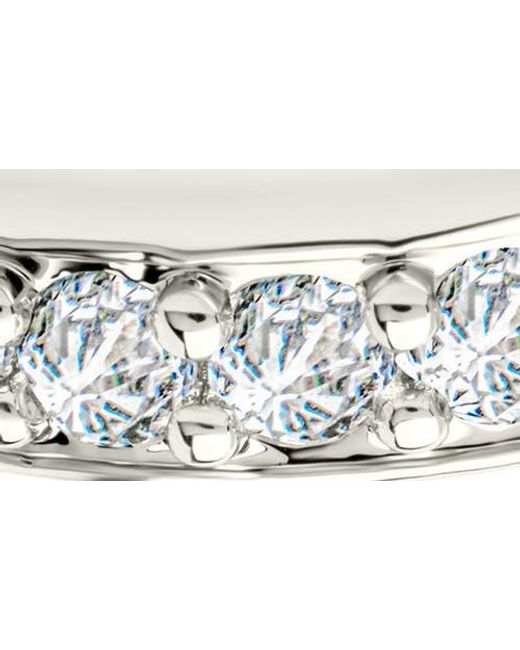 Sterling Forever White Dylan Cubic Zirconia Micro Hoop Earrings