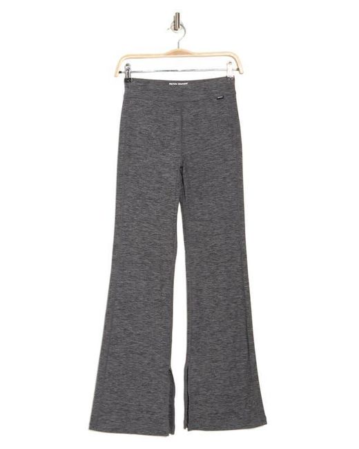 DKNY Gray Vent Flare Leggings
