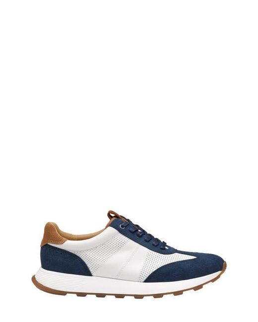 Johnston & Murphy Blue Kinnon T-Toe Sneaker for men