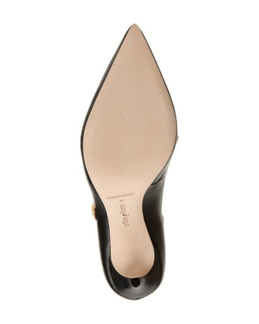Cinq À Sept Black Madison Ankle Strap Pump