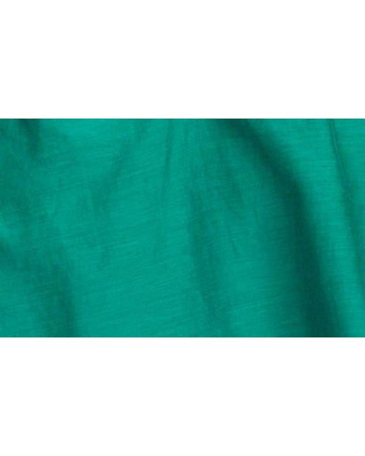 Madewell Green Bubble Sleeve Top