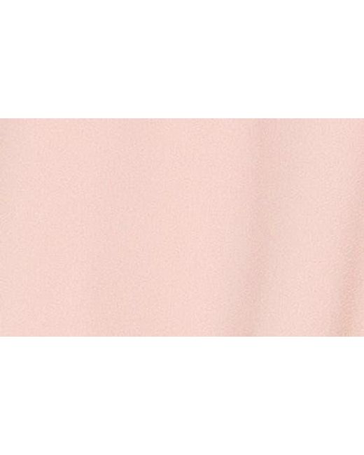 Alexia Admor Pink Danielle Draped Blouse