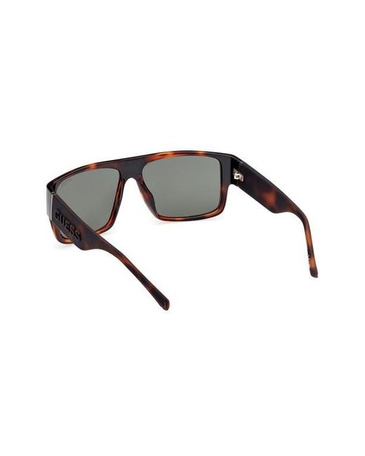 Guess Gray Rectangular Sunglasses for men