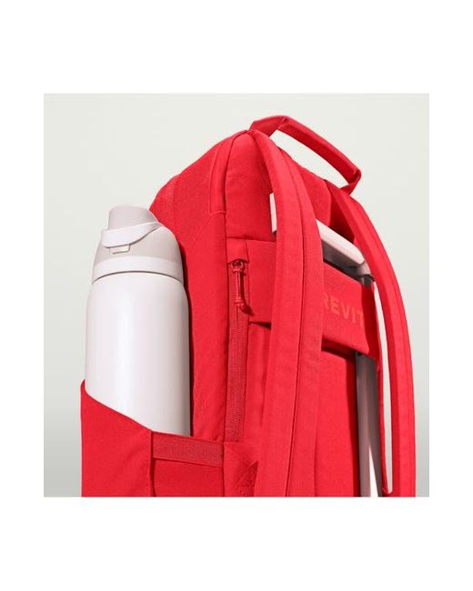 Brevite Red The Water Resistant Backpack
