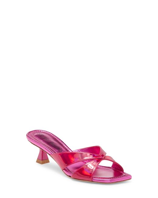 Stuart Weitzman Pink Miami Xcurve Slide Sandal