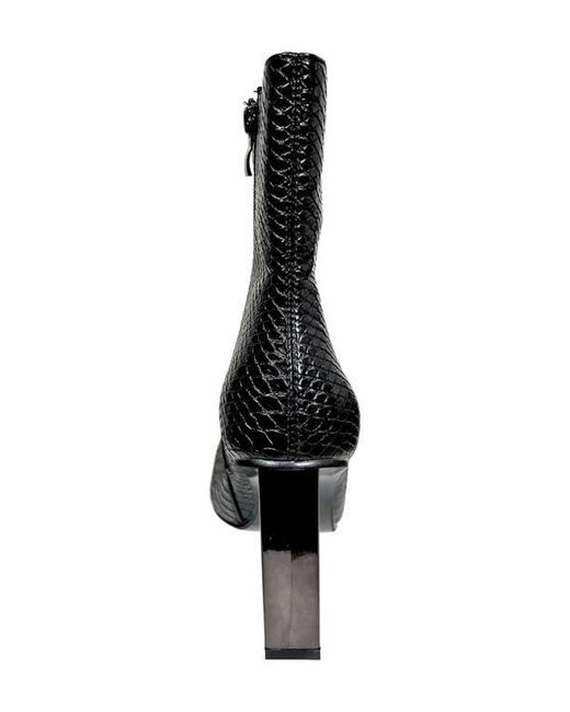 Ninety Union Black Fire Snip Toe Bootie