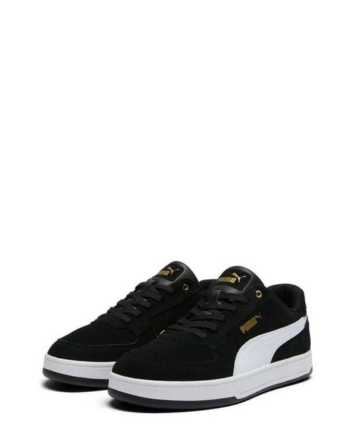 PUMA Black Caven 2.0 Full Suede Sneaker for men
