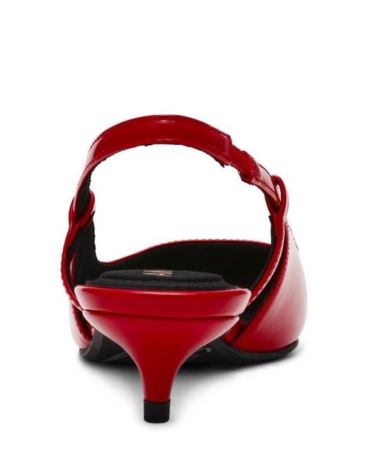 Anne Klein Red Shorty Slingback Pump