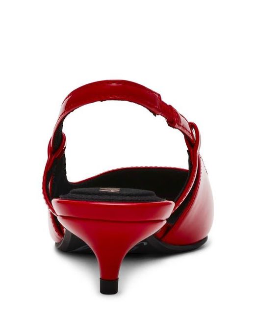 Anne Klein Red Shorty Slingback Pump