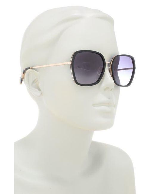 Ted Baker Purple 56Mm Square Sunglasses