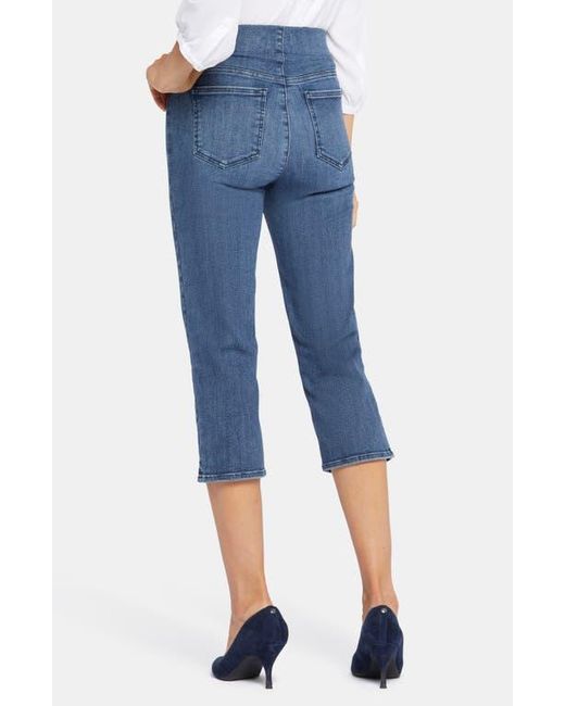 NYDJ Blue Dakota Pull-On Capri Jeans