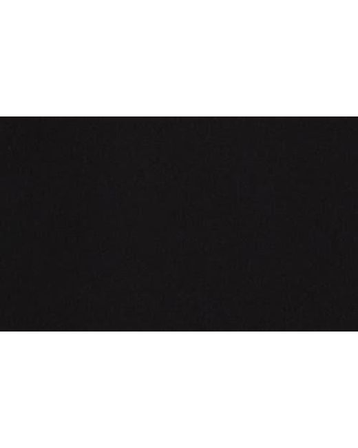 Theory Black Split Neck Silk Shell