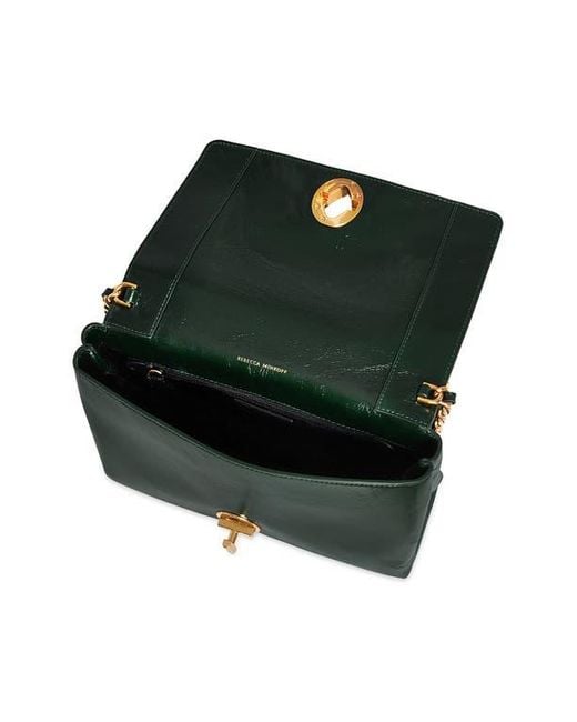 Rebecca Minkoff Green G Leather Crossbody Bag