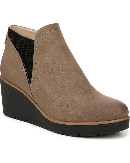 Naturalizer Brown Affirm Wedge Bootie