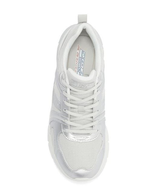 Skechers White Bobs Vamos Sneaker
