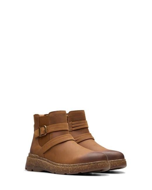 Clarks Brown Noralyn Strap Boot