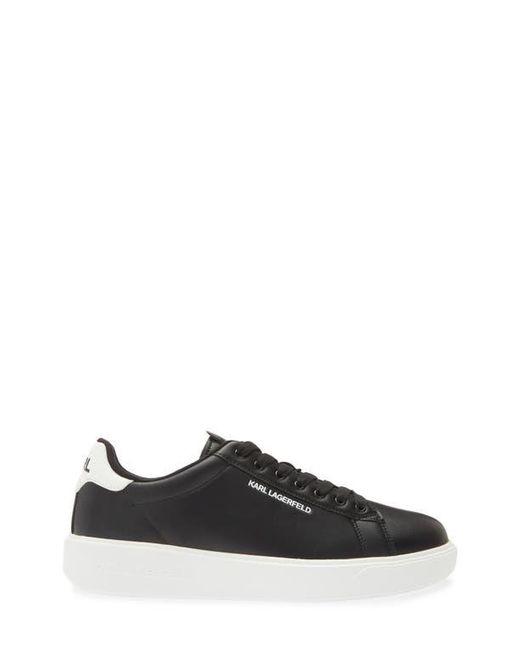 Karl Lagerfeld Blue Plain Toe Sneaker for men