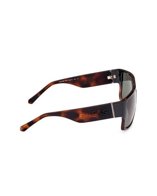 Guess Gray Rectangular Sunglasses for men