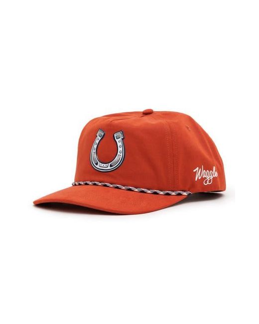 Waggle Red Rope Baseball Cap for men