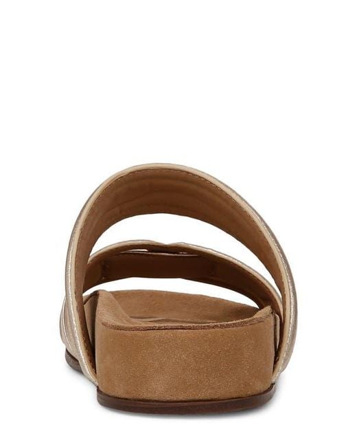 Sam Edelman Brown Rowan Platform Slide Sandal