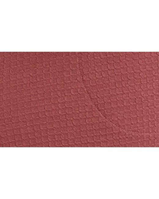 Splendid Red Waffle Stitch Long Pajamas