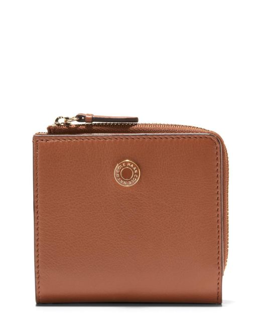 Cole Haan Brown Vartan Bifold Leather Wallet