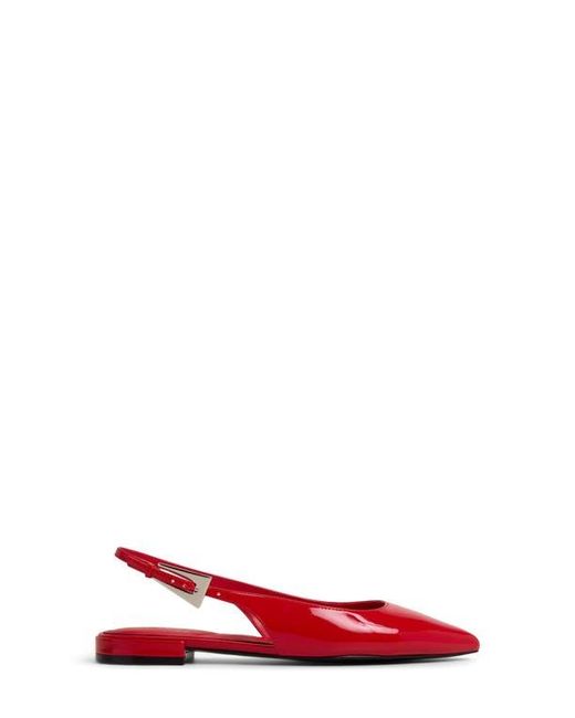 ALDO Red Kristell Pointed Toe Slingback Flat