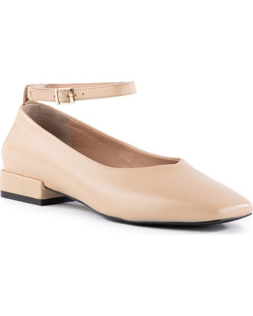 Seychelles Pink Pumpkin Ankle Strap Square Toe Pump