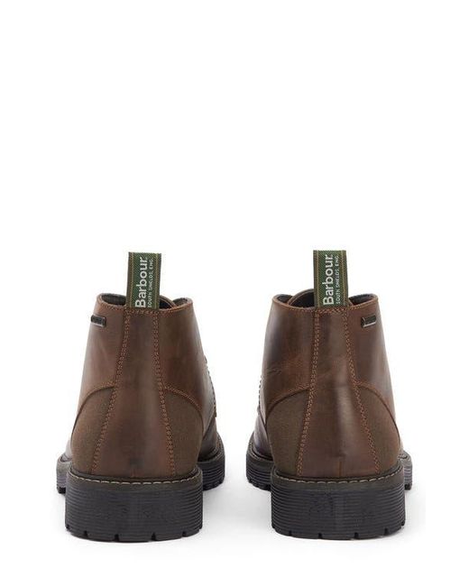 Barbour Brown Maxwell Waterproof Chukka Boot for men