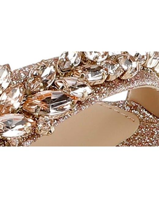Badgley Mischka Metallic Dallyce Ankle Strap Sandal