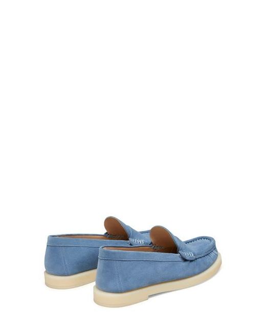 Stuart Weitzman Blue Blake Loafer