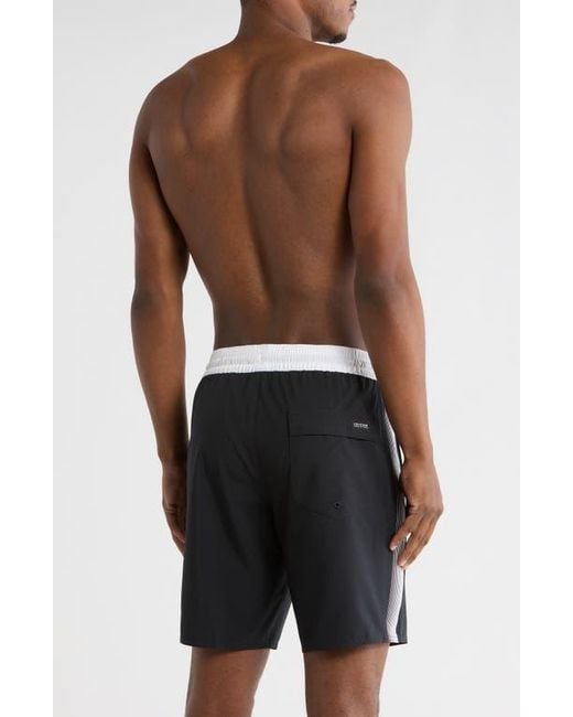 Volcom Black Jones Swim Trunks for men