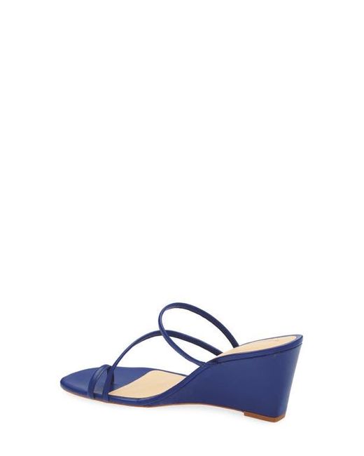 Reformation Blue Jorgia Wedge Sandal