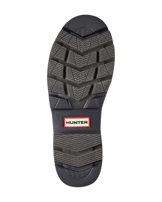 Hunter Black Carson Lug Sole Boot