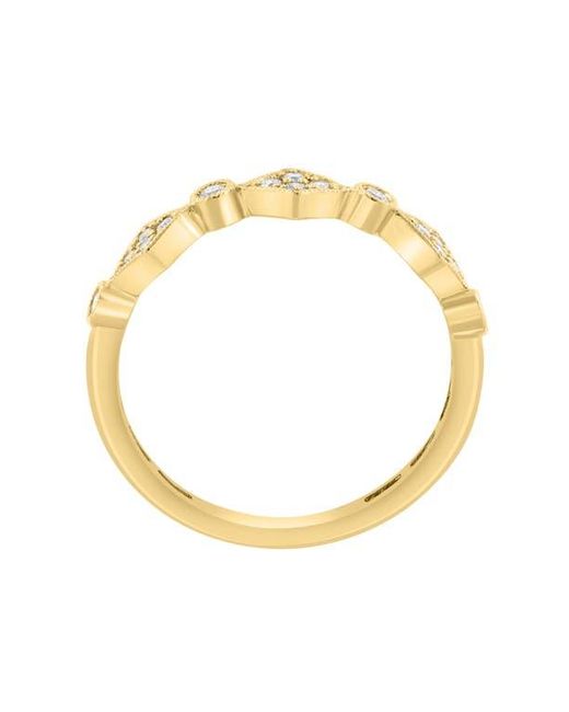 Effy Metallic Diamond Stacking Ring