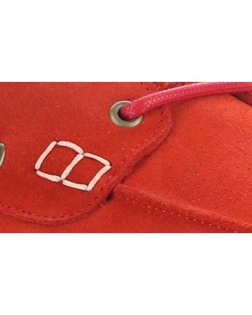 Ambitious Red 11910A Lug Sole Boat Shoe for men