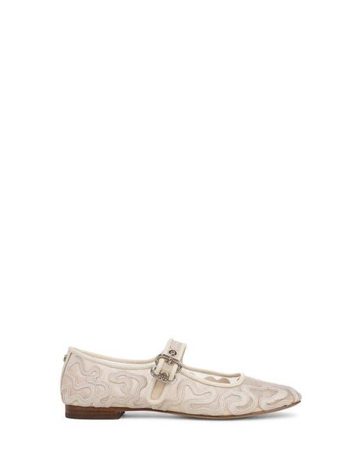Sam Edelman White Michaela Mesh Flat