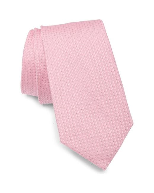 Calvin Klein Pink Alice Micro Solid Tie for men