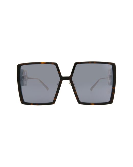 Philipp Plein Black 61mm Square Sunglasses