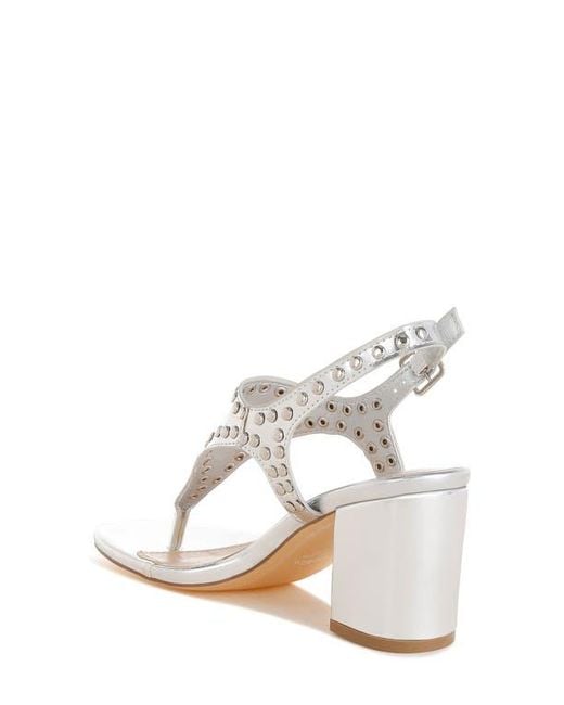 Rag & Co White Chan Studded Sandal
